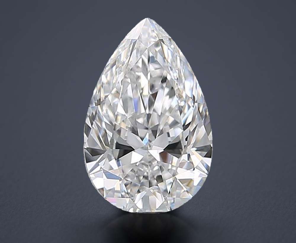 0.80 Carat Pear Natural Diamond