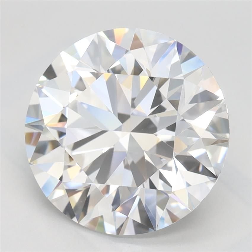 3.11ct D IF Rare Carat Ideal Cut Round Lab Grown Diamond