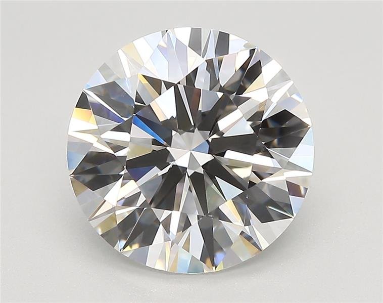 4.20ct F VS1 Rare Carat Ideal Cut Round Lab Grown Diamond