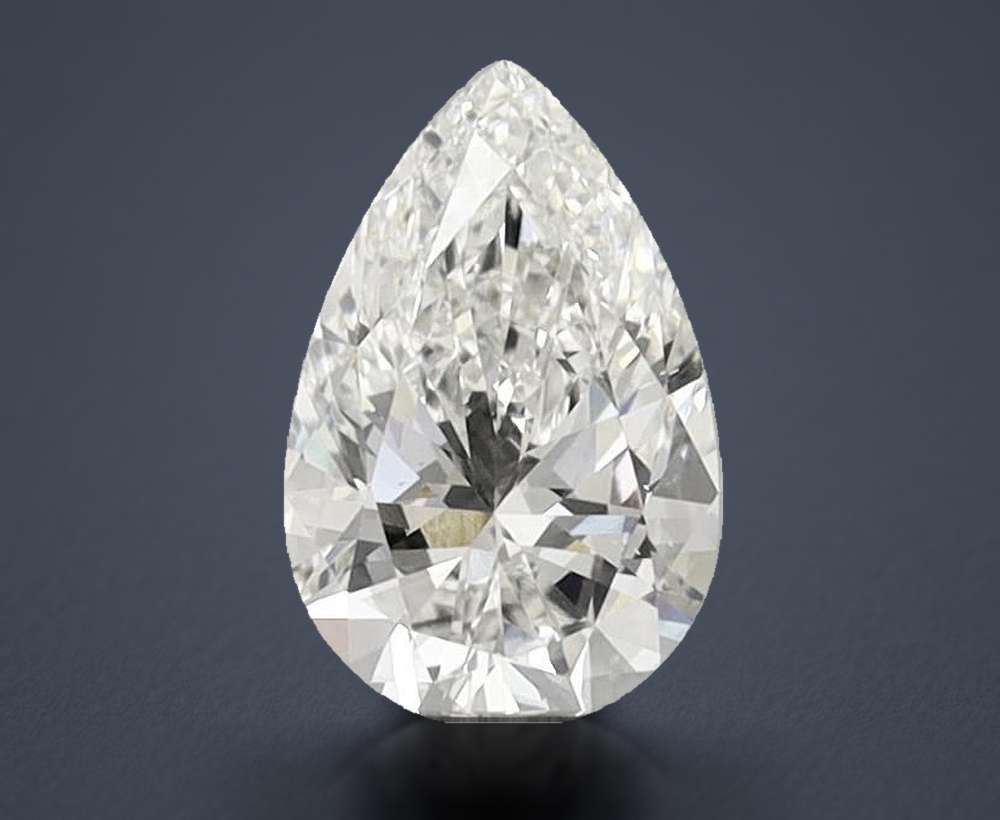 1.00 Carat Pear Lab Diamond