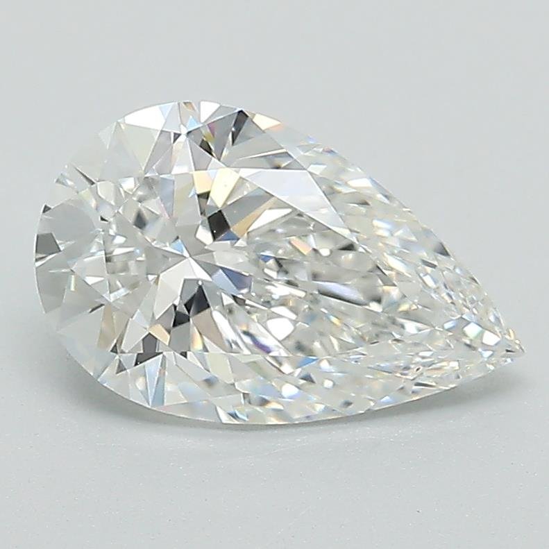 1.44ct E VS1 Rare Carat Ideal Cut Pear Lab Grown Diamond