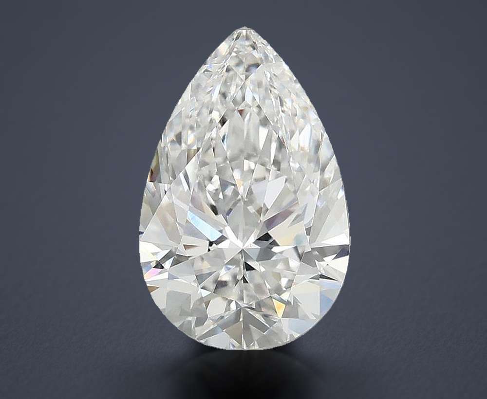 3.00 Carat Pear Lab Diamond