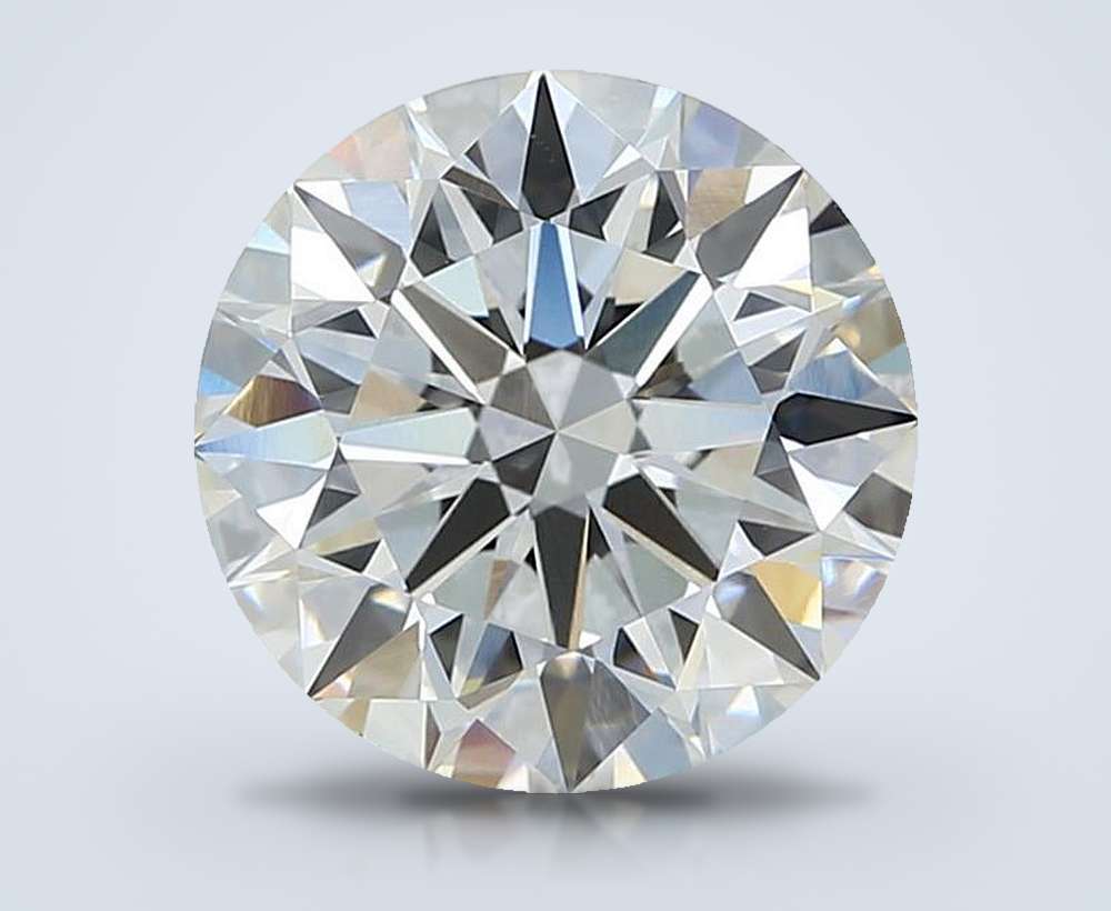 3.41 Carat Round Lab Diamond