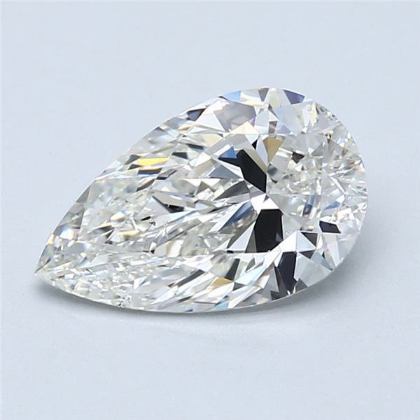 2.02ct H SI1 Excellent Cut Pear Diamond