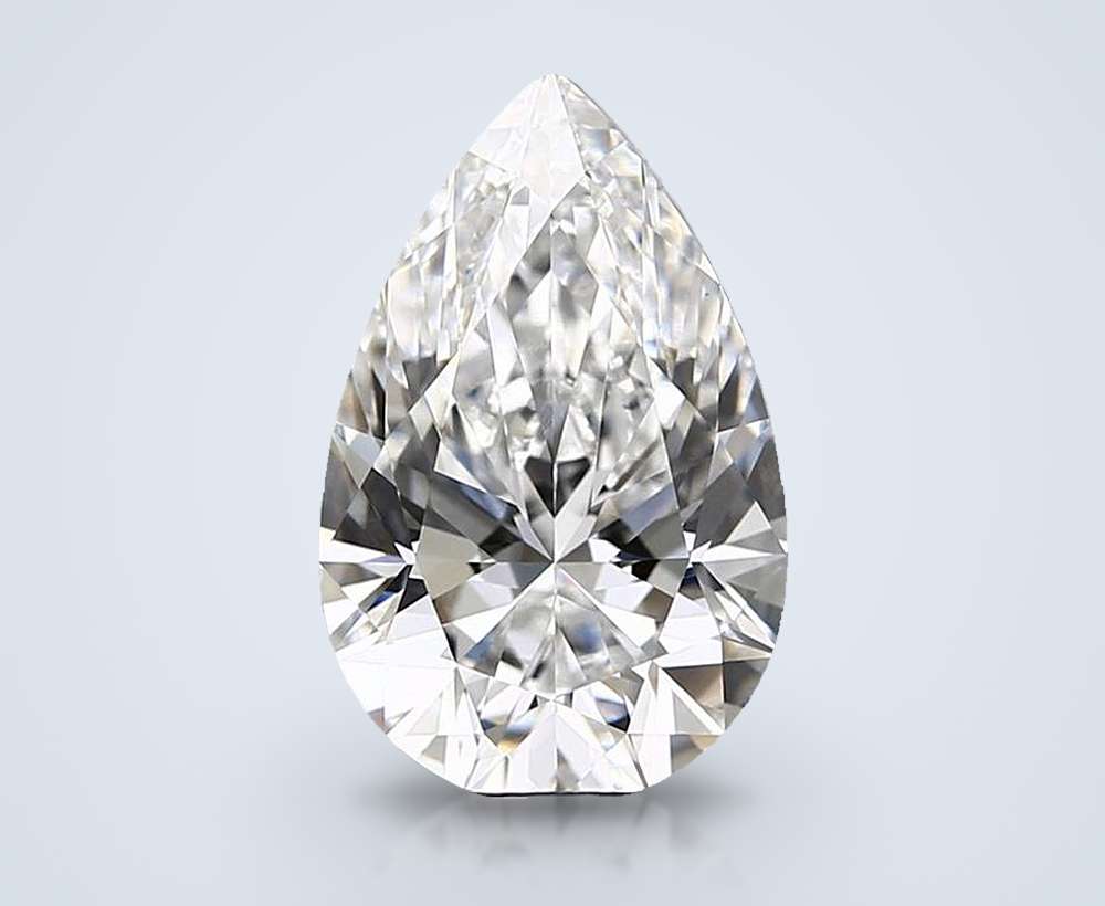 3.56 Carat Pear Lab Diamond