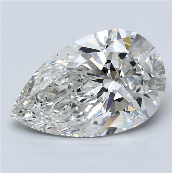 7.56ct G VS2 Rare Carat Ideal Cut Pear Lab Grown Diamond