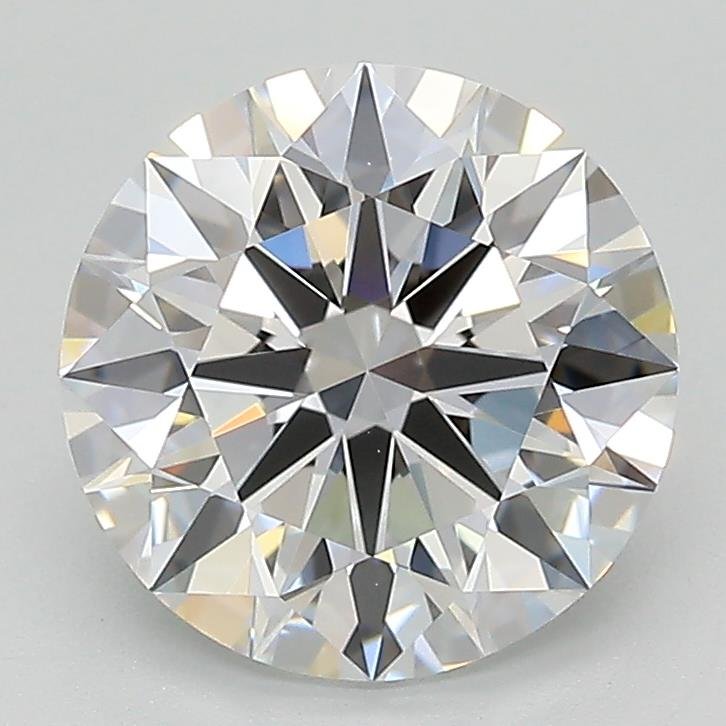 2.52ct D SI1 Rare Carat Ideal Cut Round Lab Grown Diamond