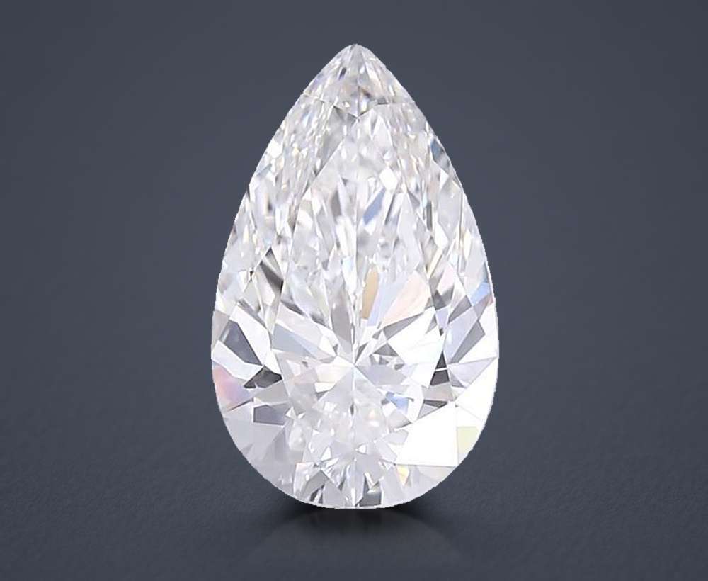 4.99 Carat Pear Lab Diamond