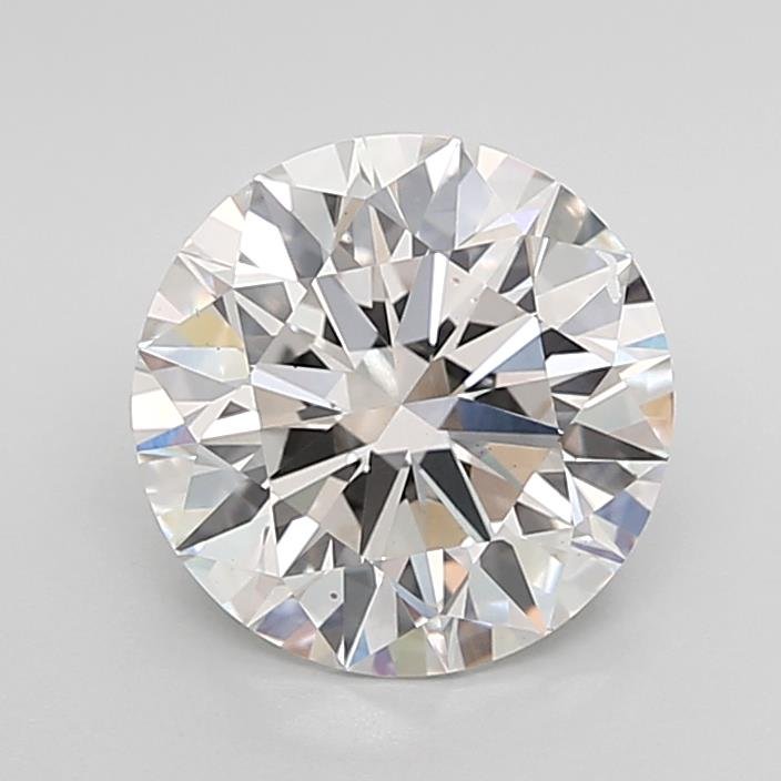 3.04ct F VS1 Rare Carat Ideal Cut Round Lab Grown Diamond