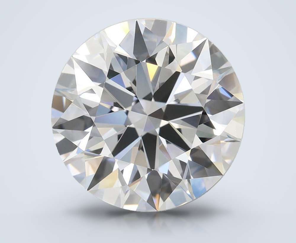 4.08 Carat Round Lab Diamond