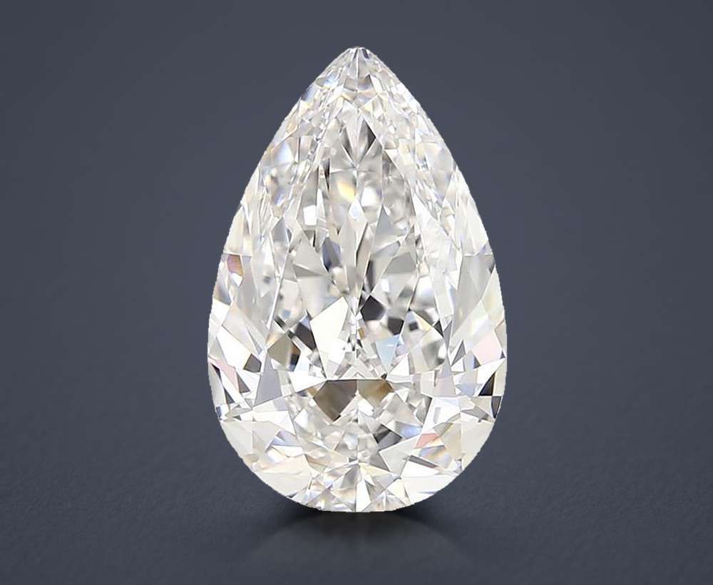 2.58 Carat Pear Natural Diamond