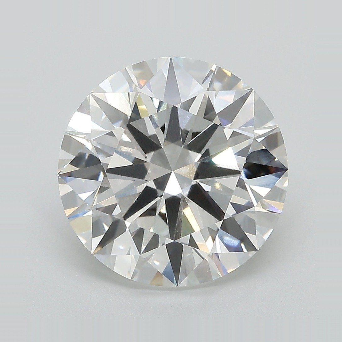 6.45ct F VVS2 Rare Carat Ideal Cut Round Lab Grown Diamond