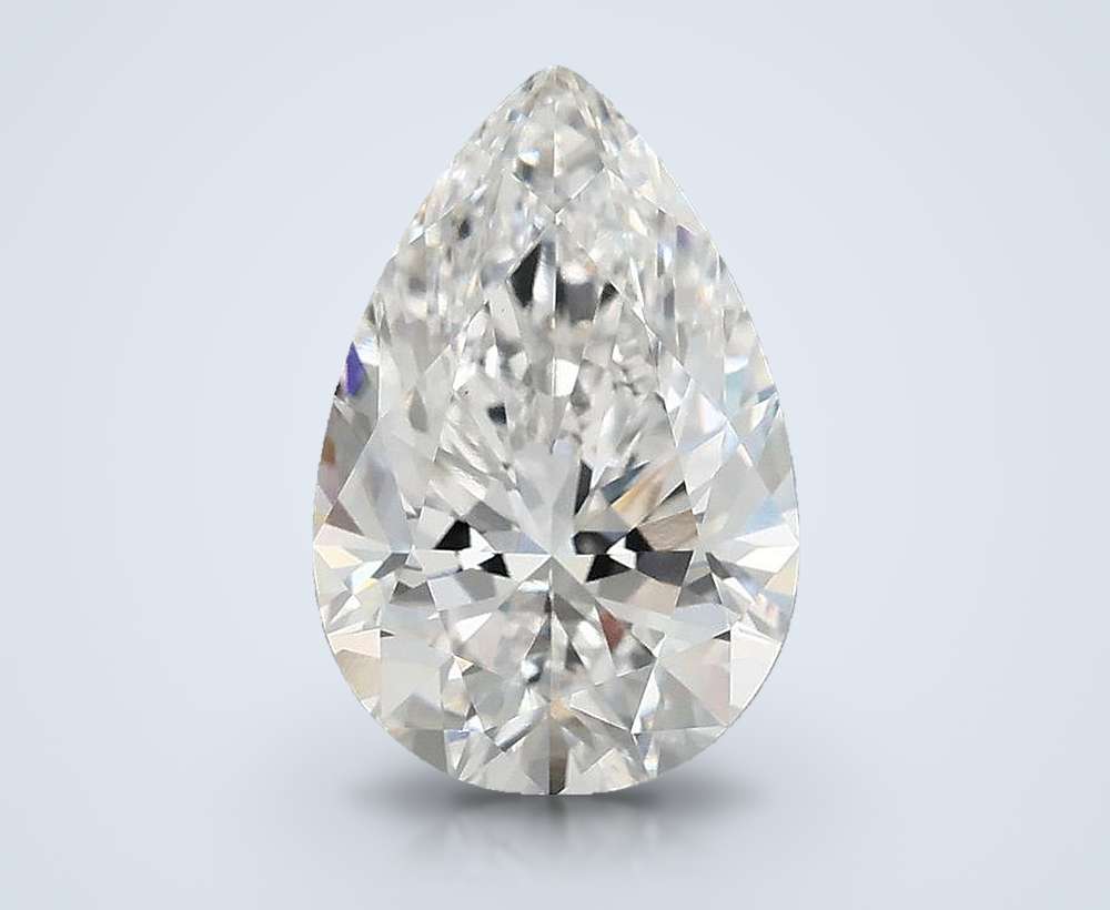 3.00 Carat Pear Lab Diamond