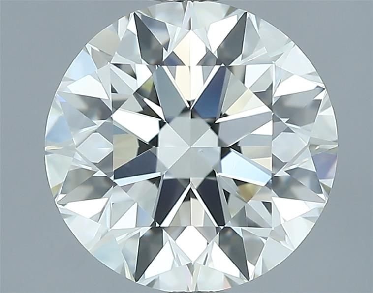 2.63ct J VVS2 Rare Carat Ideal Cut Round Diamond