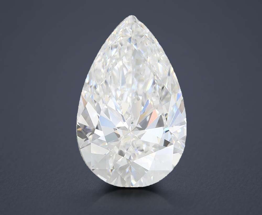 3.00 Carat Pear Lab Diamond