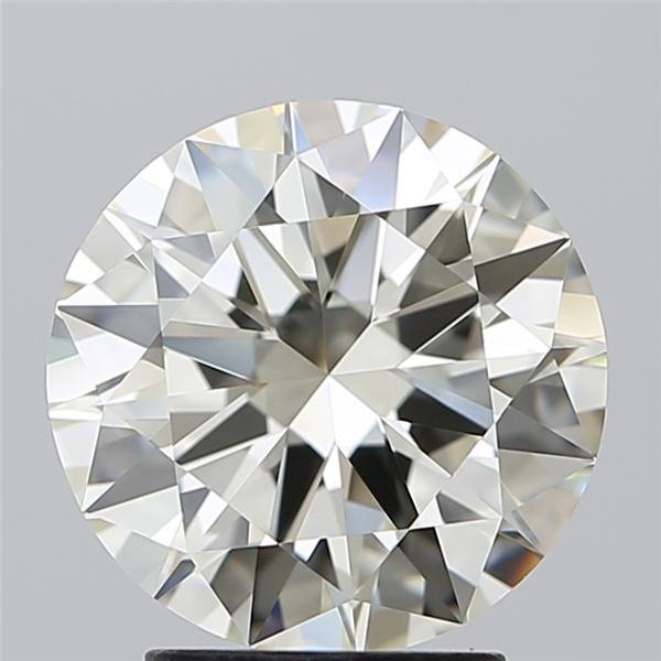 3.01ct K VVS1 Excellent Cut Round Diamond