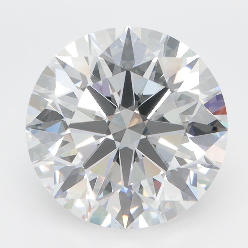 4.55ct D VVS1 Rare Carat Ideal Cut Round Lab Grown Diamond