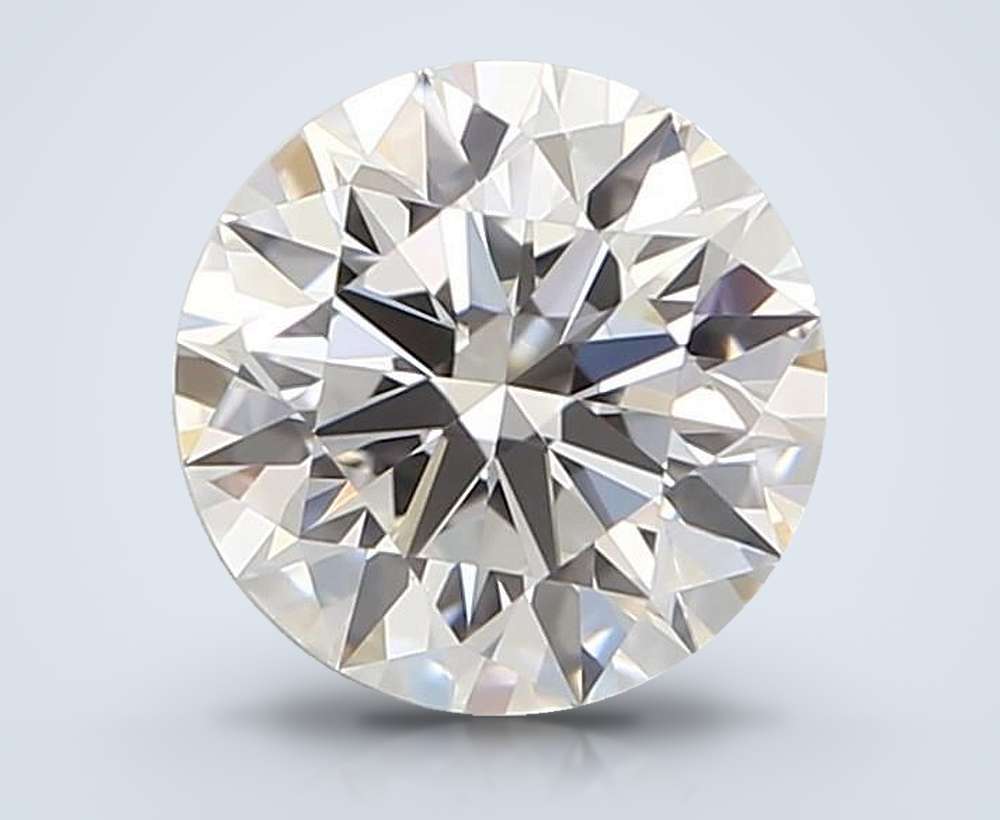 0.59 Carat Round Natural Diamond