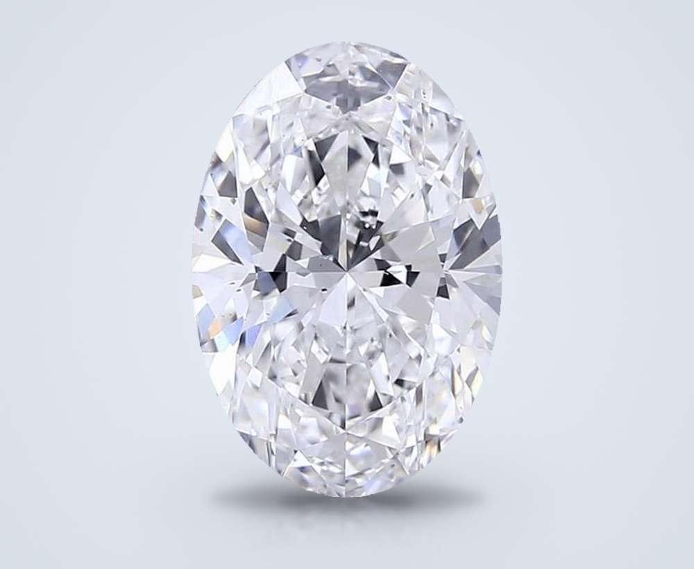 3.52 Carat Oval Lab Diamond
