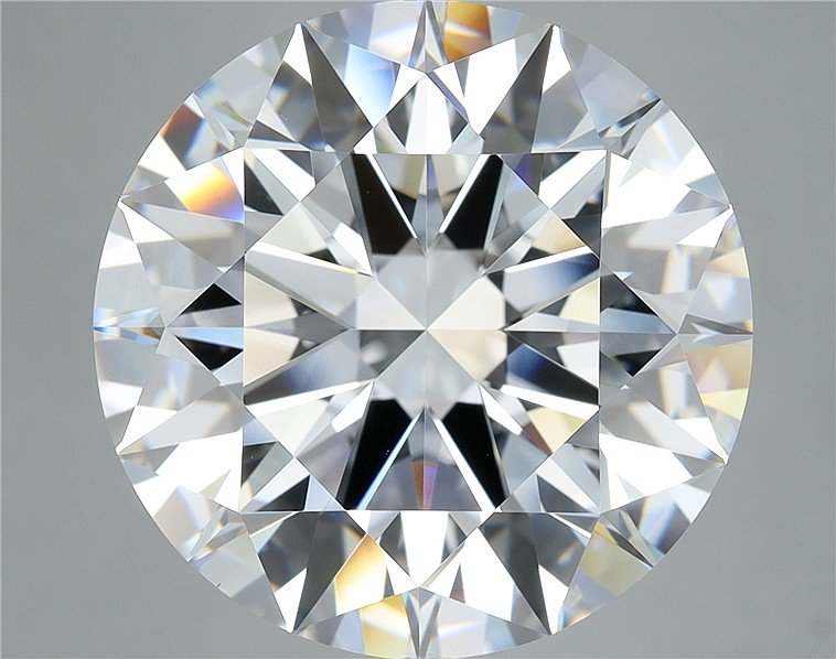 15.03ct D VS2 Rare Carat Ideal Cut Round Diamond