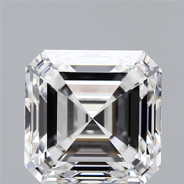 3.79ct G VS1 Very Good Cut Asscher Lab Grown Diamond