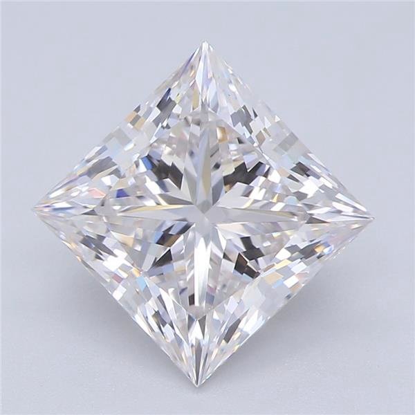 1.88ct H VVS2 Rare Carat Ideal Cut Princess Lab Grown Diamond