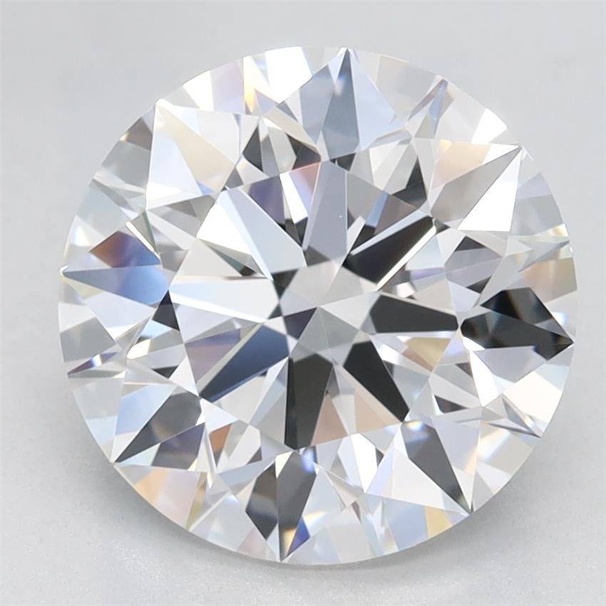 2.85ct D VVS1 Rare Carat Ideal Cut Round Lab Grown Diamond