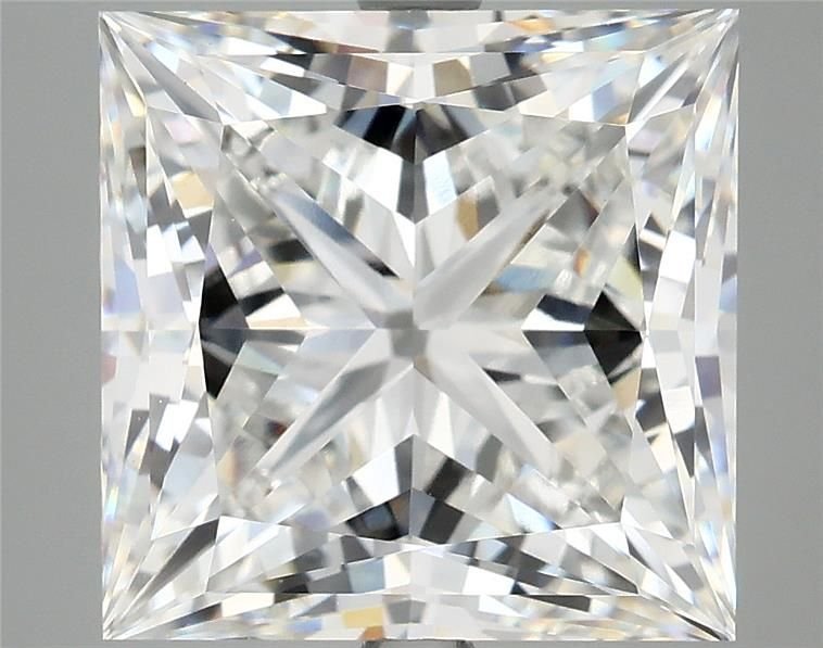 7.69ct E VVS2 Rare Carat Ideal Cut Princess Lab Grown Diamond