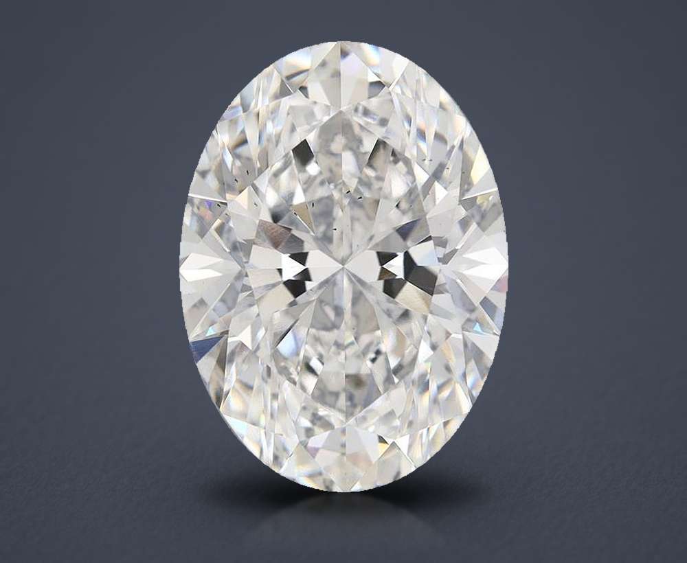 10.09 Carat Oval Lab Diamond