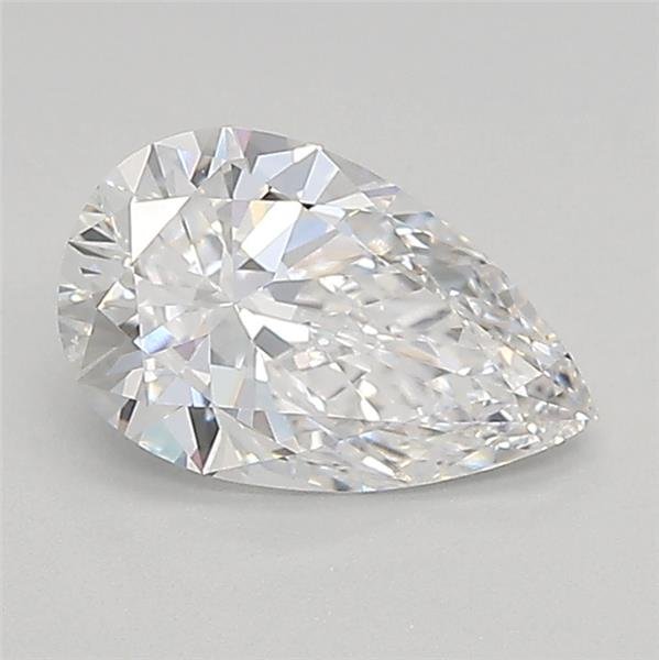 0.87ct D VVS2 Rare Carat Ideal Cut Pear Lab Grown Diamond