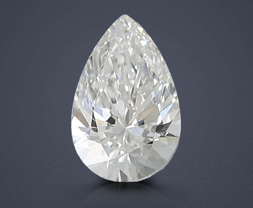 0.53 Carat Pear Lab Diamond