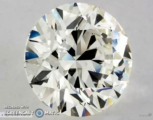 2.92ct I VVS1 Rare Carat Ideal Cut Round Diamond