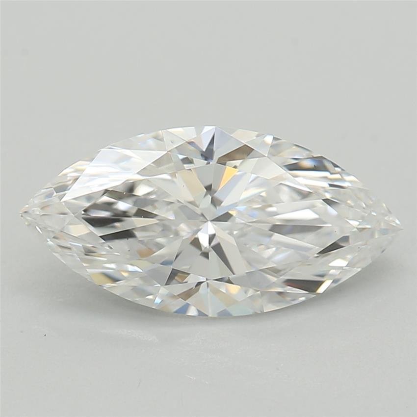 1.09ct D VS2 Rare Carat Ideal Cut Marquise Lab Grown Diamond