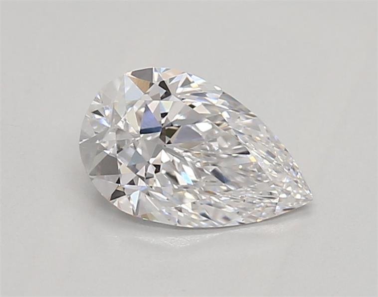0.68ct D VS1 Excellent Cut Pear Lab Grown Diamond