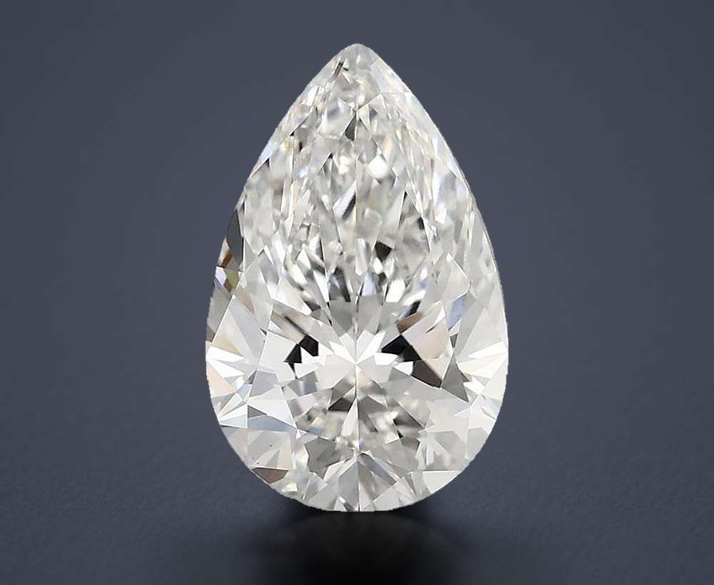 2.58 Carat Pear Lab Diamond