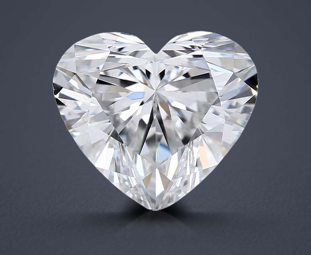 1.50 Carat Heart Lab Diamond