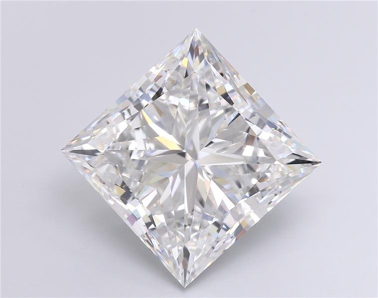 16.05ct F VS1 Rare Carat Ideal Cut Princess Lab Grown Diamond