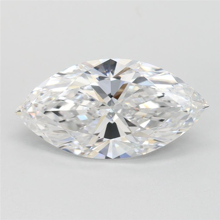 1.73ct D IF Rare Carat Ideal Cut Marquise Lab Grown Diamond