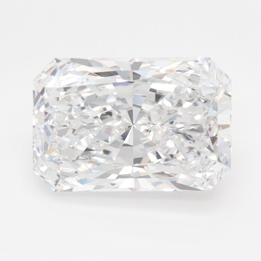 2.10ct D VVS2 Rare Carat Ideal Cut Radiant Lab Grown Diamond