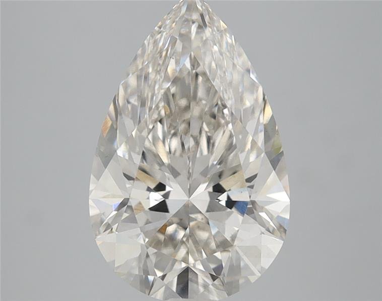 2.56ct H VS1 Rare Carat Ideal Cut Pear Lab Grown Diamond