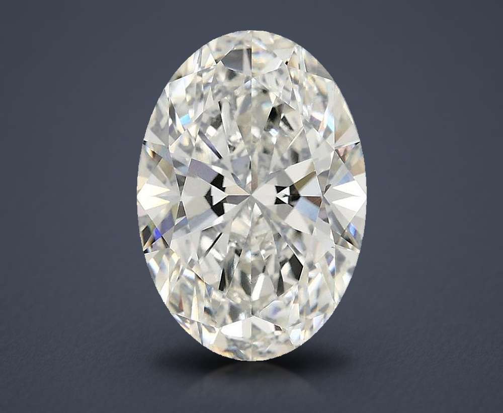3.79 Carat Oval Lab Diamond