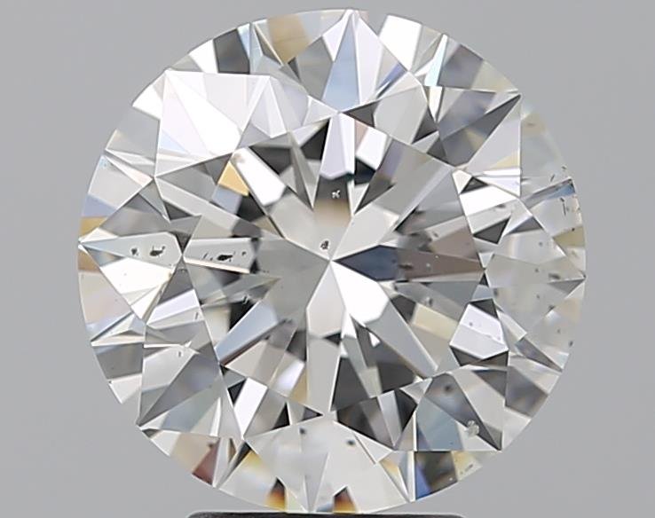 4.01ct F SI1 Rare Carat Ideal Cut Round Diamond