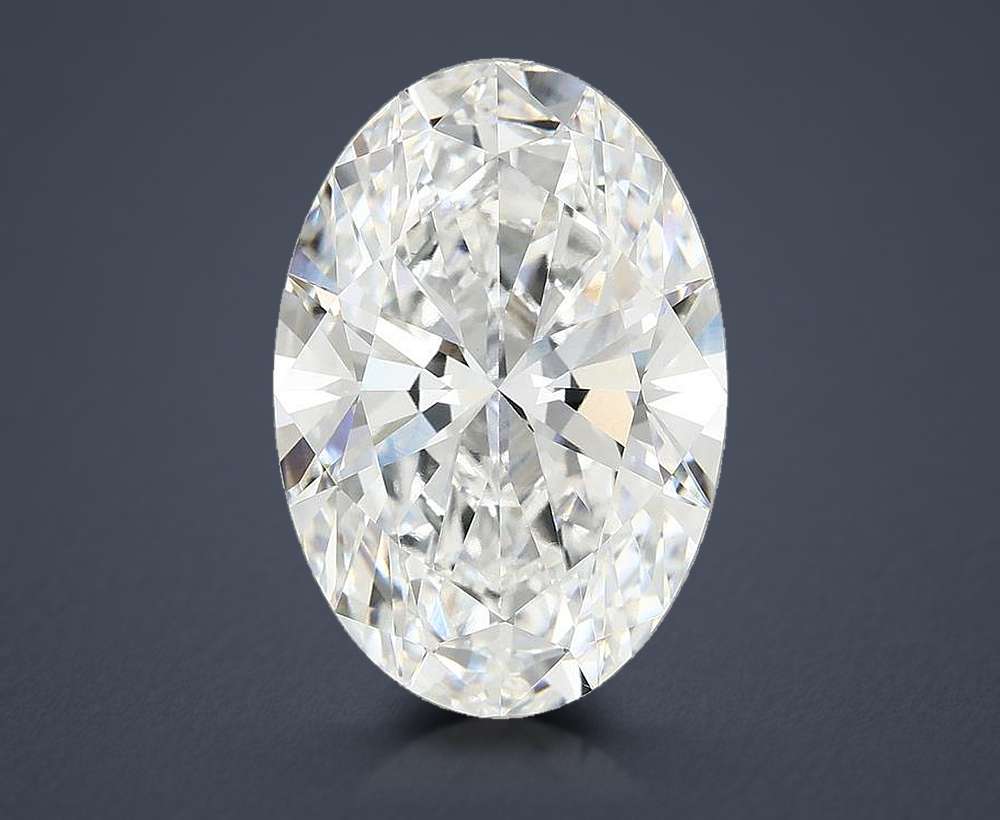 9.68 Carat Oval Lab Diamond