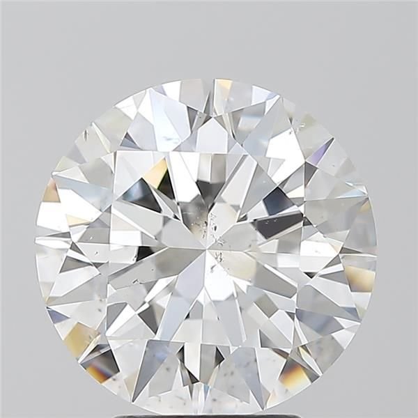 3.82ct F SI2 Rare Carat Ideal Cut Round Diamond