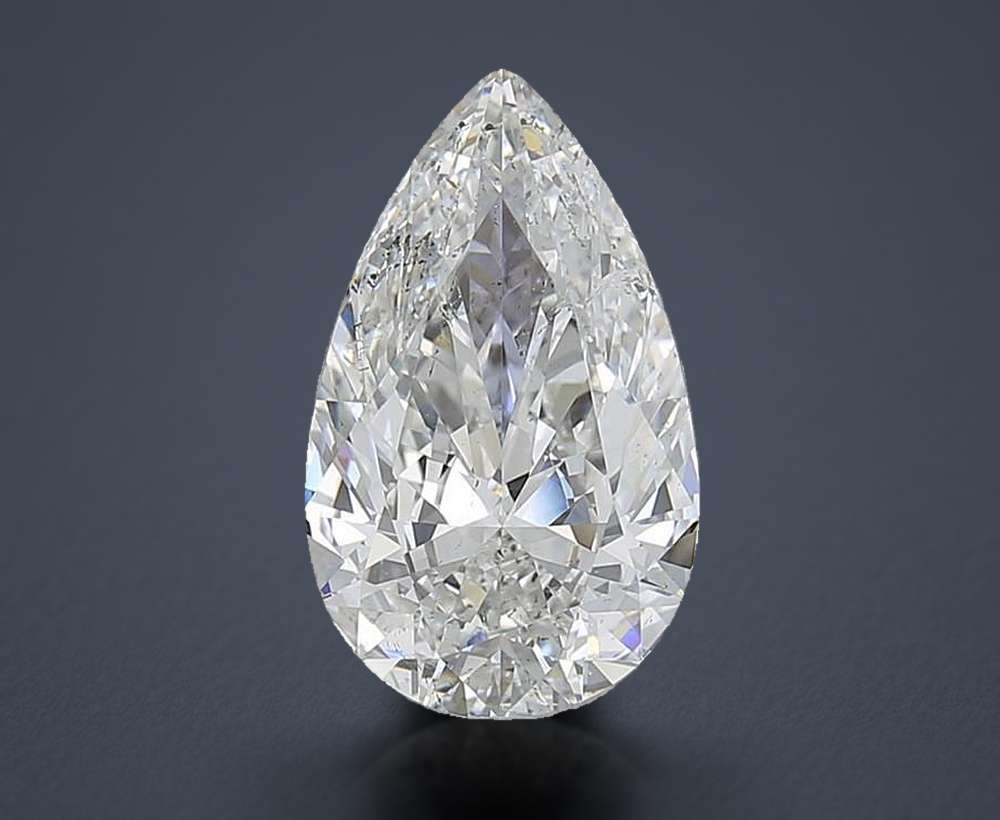 3.03 Carat Pear Natural Diamond