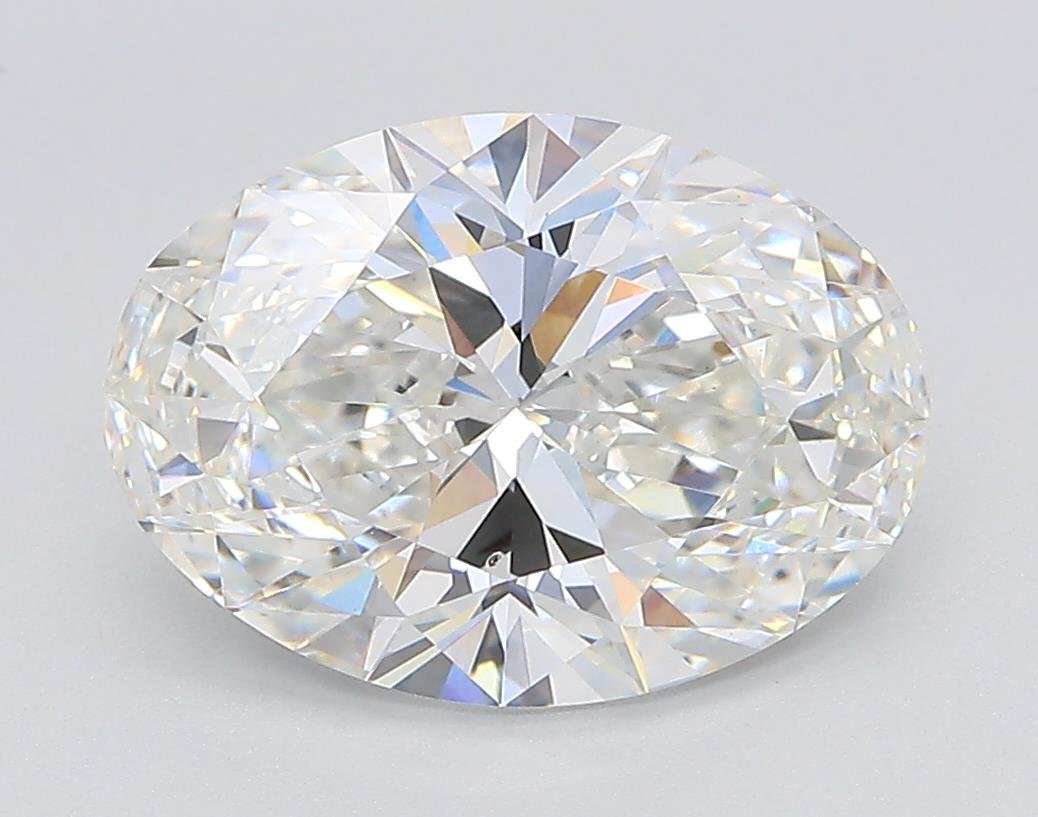 3.01ct F VS2 Excellent Cut Oval Lab Grown Diamond