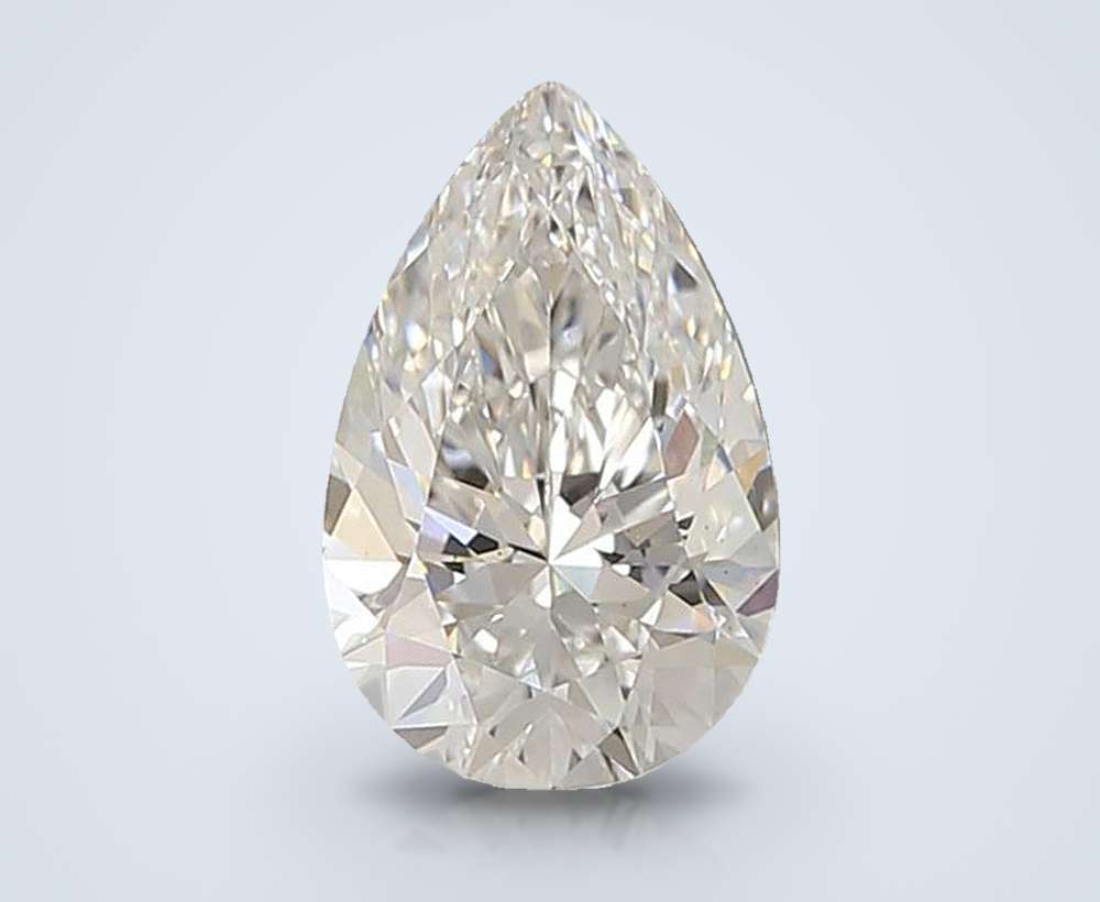 1.34 Carat Pear Lab Diamond