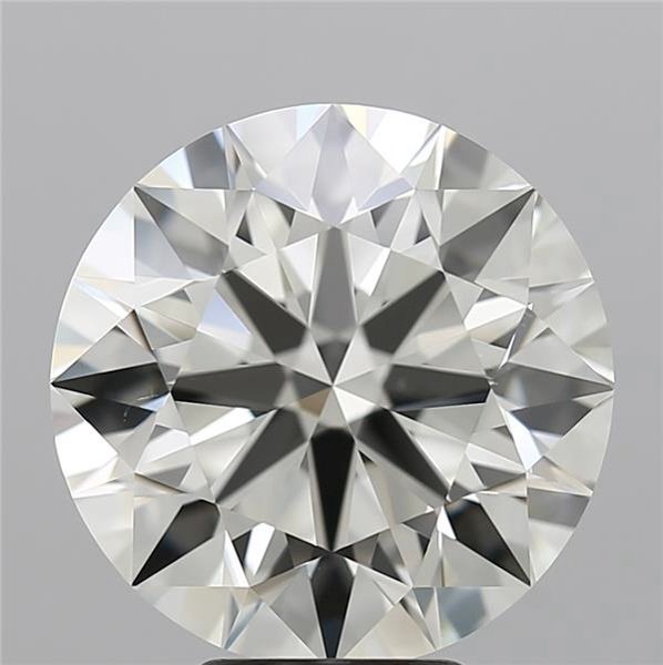 6.11ct J VS2 Rare Carat Ideal Cut Round Diamond