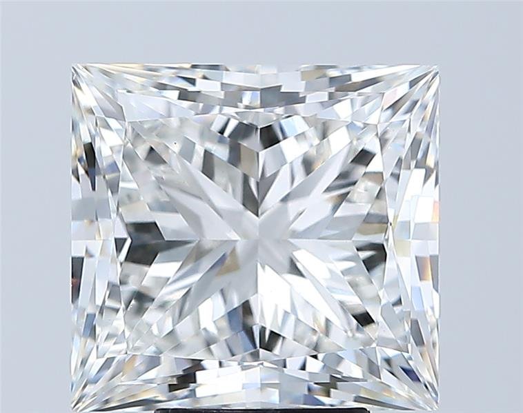 6.04ct G VS1 Rare Carat Ideal Cut Princess Lab Grown Diamond