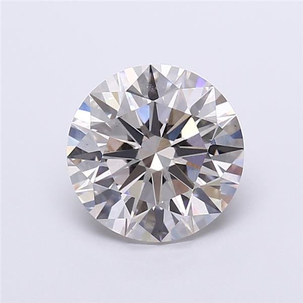 3.09ct H VS2 Rare Carat Ideal Cut Round Lab Grown Diamond